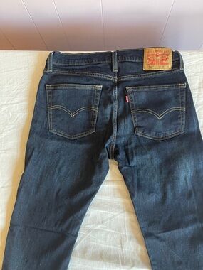 Levi's Men's Dark Indigo Slim Straight Jeans